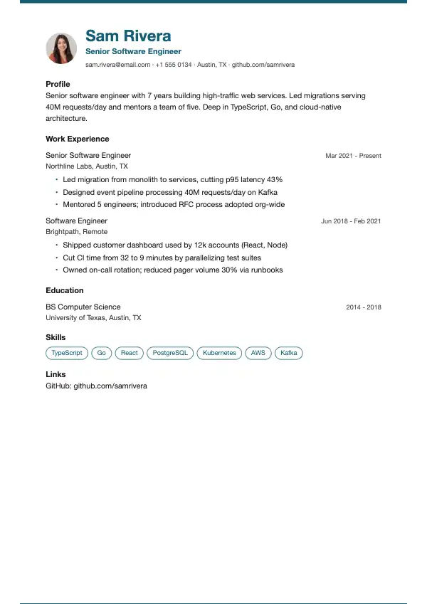 Nursing Resume Templates: preview